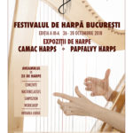 AFIȘ Desfășurarea programului FHB 2018: Vineri, 26 Octombrie 2018 Startul Festivalului este dat de deschiderea Expozițiilor de Harpe CAMAC Harps și “Papfalvy Harps-Hàrfamives”, la orele 9:30. Cu sprijinul sponsorului principal, firma “Camac-Harps”, Recitalul de Deschidere al Festivalului de Harpă București 2018 va fi susținut de renumita harpistă Chantal Mathieu și va cuprinde un program atractiv de muzică franceză și spaniolă din perioada romantismului târziu și până în zilele noastre. (orele 18:30) Recitalul de Deschidere va fi precedat de un micro-recital al Ansamblului de Harpe (cca. 20 de harpe de concert și harpe celtice), alcătuit din harpiști din toată țara, ce va cuprinde un program special orchestrat pentru acest Ansamblu de Harpe de către Mladen Spasinovici. (orele 18) Sâmbătă, 27 Octombrie, 2018 În cea de-a doua zi a Festivalului de Harpă vom avea bucuria de a audia elevi și studenți excepționali în cadrul programului cultural-educativ „Tinere speranțe” (orele 10:30), urmat de trei MasterClasses oferite de harpiștii Chantal Mathieu, Maria Bîldea și Viktor Hartobanu. În după-amiaza zilei de 27 Octombrie, vom continua cu două recitaluri susținute de două harpiste importante ale României, Miruna Vidican și Ionela Brădean, cea din urmă formând un duo cu flautista Gabriela Petecilă. (orele 16) Seara zilei de 27 octombrie va fi una specială. Pentru prima dată, maestrul Ion Ivan-Roncea va concerta alături de fiicele sale, Ioana Nicolescu (harpă) și Ștefana Ivan-Roncea (vioară). Un trio în premieră, cu un program inedit. (orele 19) Duminică, 28 octombrie, 2018 Ultima zi a Festivalului, va începe cu Workshop-ul “The string and its surroundings” despre mentenanța harpei, susținut de tehnicianul lutier Papfalvy Ferenc, urmat de Simpozionul “Harpa Rediviva”, prezentat de către harpista Chantal Mathieu. (orele 10) În după-amiaza zilei de 28 octombrie, vom avea plăcerea de a asculta recitaluri susținute de Iuliana Bolgari (harpă) și Rozalia Pataki (harpă), urmat de recitalul duo-ului Cell’Arpa: Roxana Moișanu (harpă) și Mladen Spasinovici (violoncel), cu un program interesant, în primă audiție națională, alături de Rafael Butaru (vioară), Cătălina Cîrciu (vioară), Cătălina Filipescu (violă), Cătălin Răducanu (pian). (orele 17:15) Recitalul de Închidere al Festivalului de Harpă București 2018 va fi susținut de remarcabila harpistă Maria Bîldea, ce ne va încânta împreuna cu Marilena Dori (flaut). (orele 19) Noi vă așteptăm cu drag la Festivalul de Harpă București și la Expozițiile de harpe CAMAC și “Papfalvy Harps-Hàrfamives“, care vor fi găzduite de Universitatea Națională de Muzică București. Intrarea este liberă. SPONSOR PRINCIPAL: CAMAC HARPS – https://www.camac-harps.com/en/la-maison-camac/ SPONSOR: Papfalvy Harps-Hàrfamives – http://harfamives.eu/en Activ Asigurări – http://www.activasigurari.ro Parteneri: Radio România Cultural (http://radioromaniacultural.ro) Radio România Muzical (http://www.romania-muzical.ro) Onlinegallery (http://www.onlinegallery.ro) MKlasica Melos (https://www.mklasica.ro) CONTACT ȘI INFORMAȚII: https://festivaluldeharpabucuresti.ro/ https://asociatiaharpistilordinromania.ro/ SOCIAL MEDIA: Youtube Asociația Harpiștilor din România Facebook Festivalul de Harpă București Facebook Asociația Harpiștilor din România Ion Ivan Roncea PhD, Director fondator Festivalului de Harpă București Mobil 0724510930 ionivan@gmail.ro www.ionivanroncea.ro Mia Ionescu – Secretariatul artistic al UNMB tel. 021.3142637; www.unmb.ro Roxana Moișanu, Președinte fondator Asociația Harpiștilor din România Mobil 0723672263 asociatiaharpistilor@gmail.com https://asociatiaharpistilordinromania.ro/ Florin Dinu, Vice-Președinte fondator Asociația Harpiștilor din România Mobil 0722785378 florinmdinu@yahoo.com 2018
