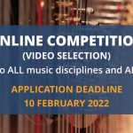 Online Competition Open to ALL music disciplines and ALL ages-AHR-ROMANIA